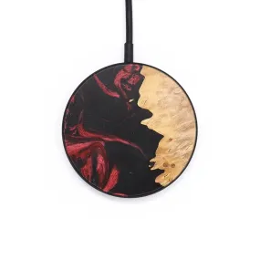 Circle Wood Resin Wireless Charger - Edmund (Red, 665679)