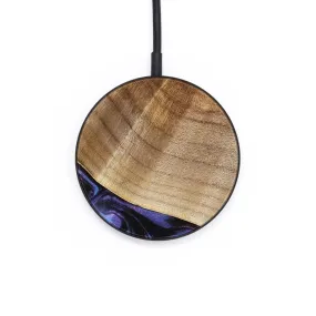 Circle Wood Wireless Charger - Bettina (Purple, 739808)