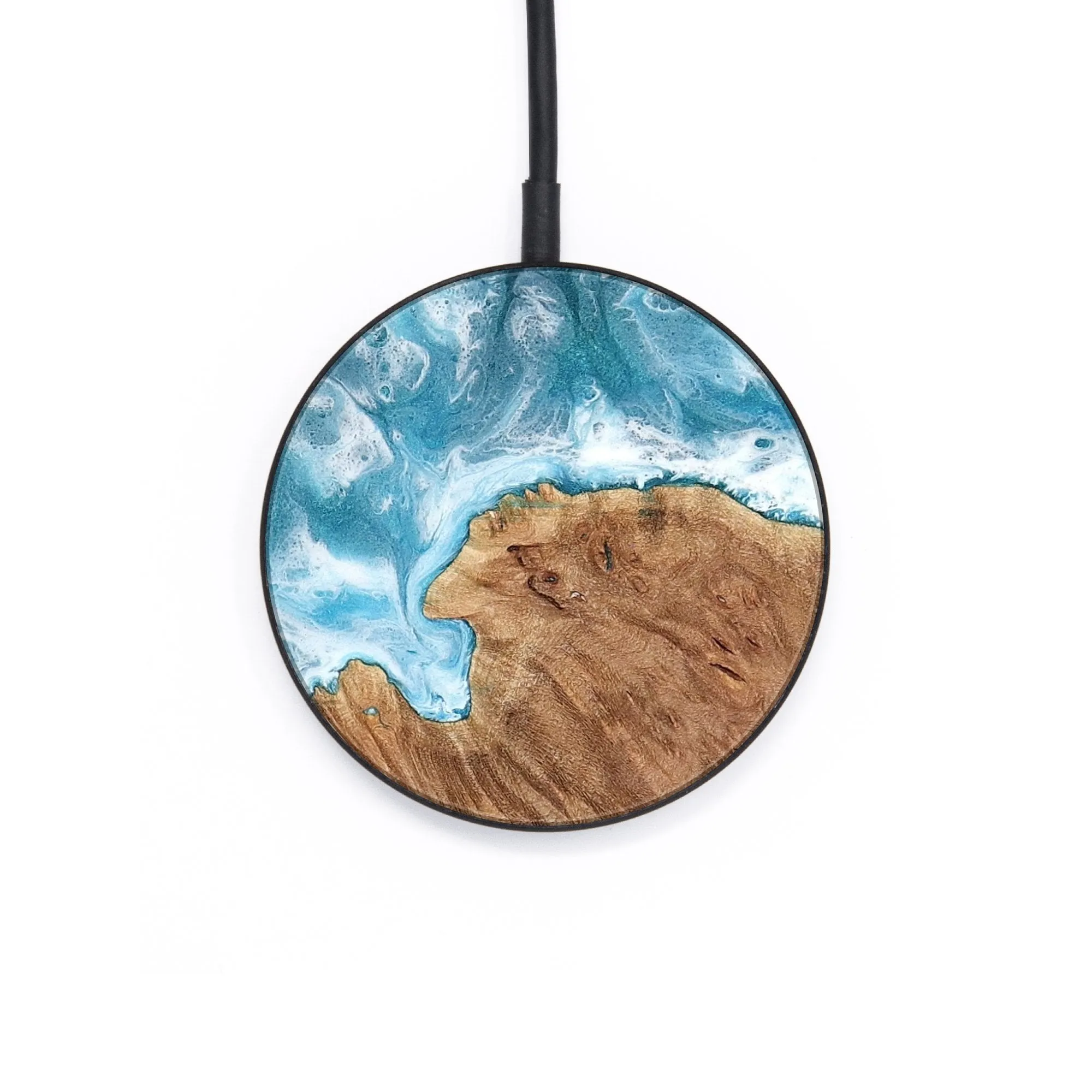 Circle Wood Wireless Charger - Ciarra (Coastal, 734538)