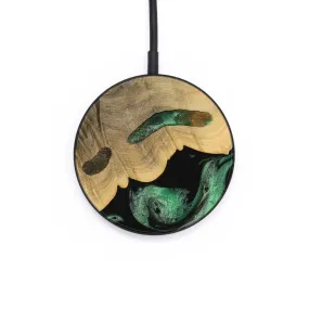 Circle Wood Wireless Charger - Freddie (Green, 733745)