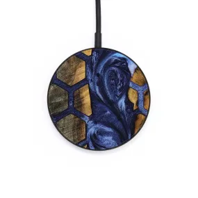 Circle Wood Wireless Charger - Jaymee (Pattern, 739325)