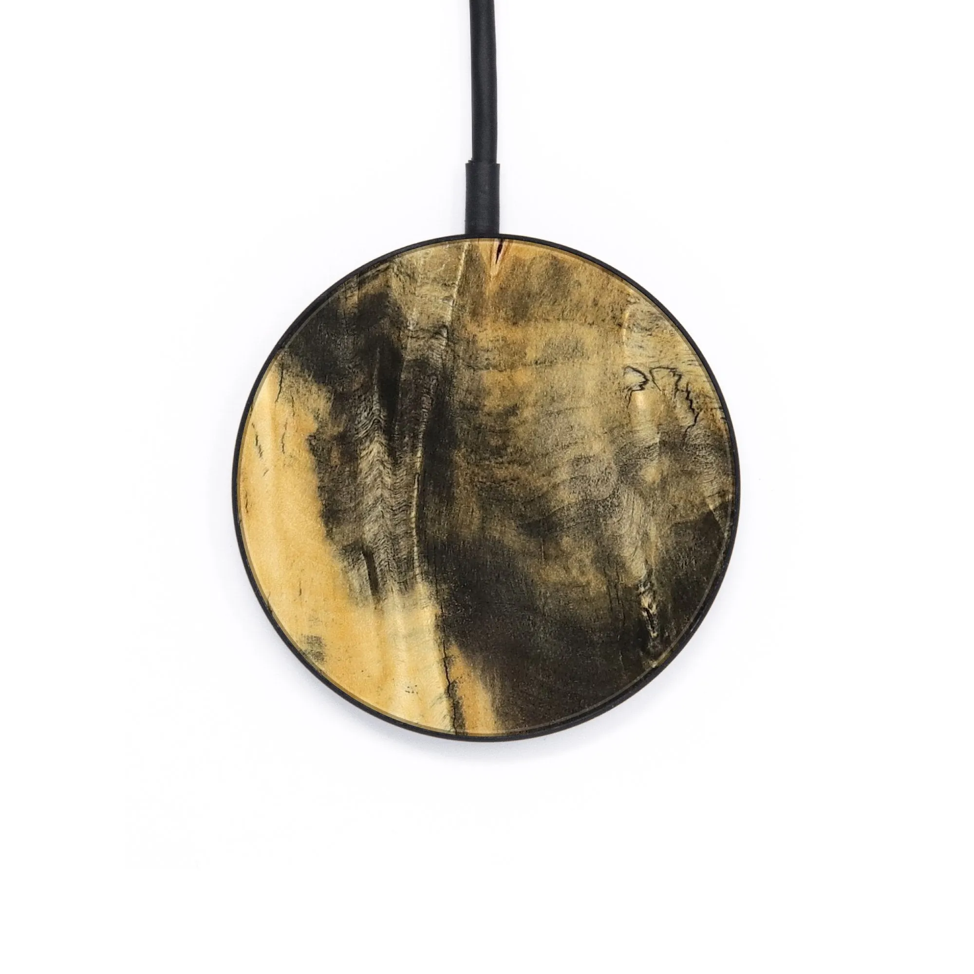 Circle Wood Wireless Charger - Lakesha (Wood Burl, 734699)