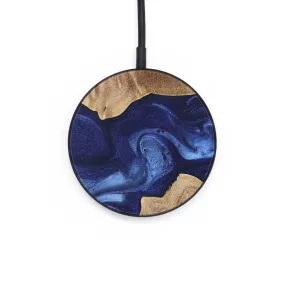 Circle Wood Wireless Charger - Shamar (Blue, 735474)