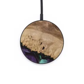 Circle Wood Wireless Charger - Spencer (Purple, 735403)