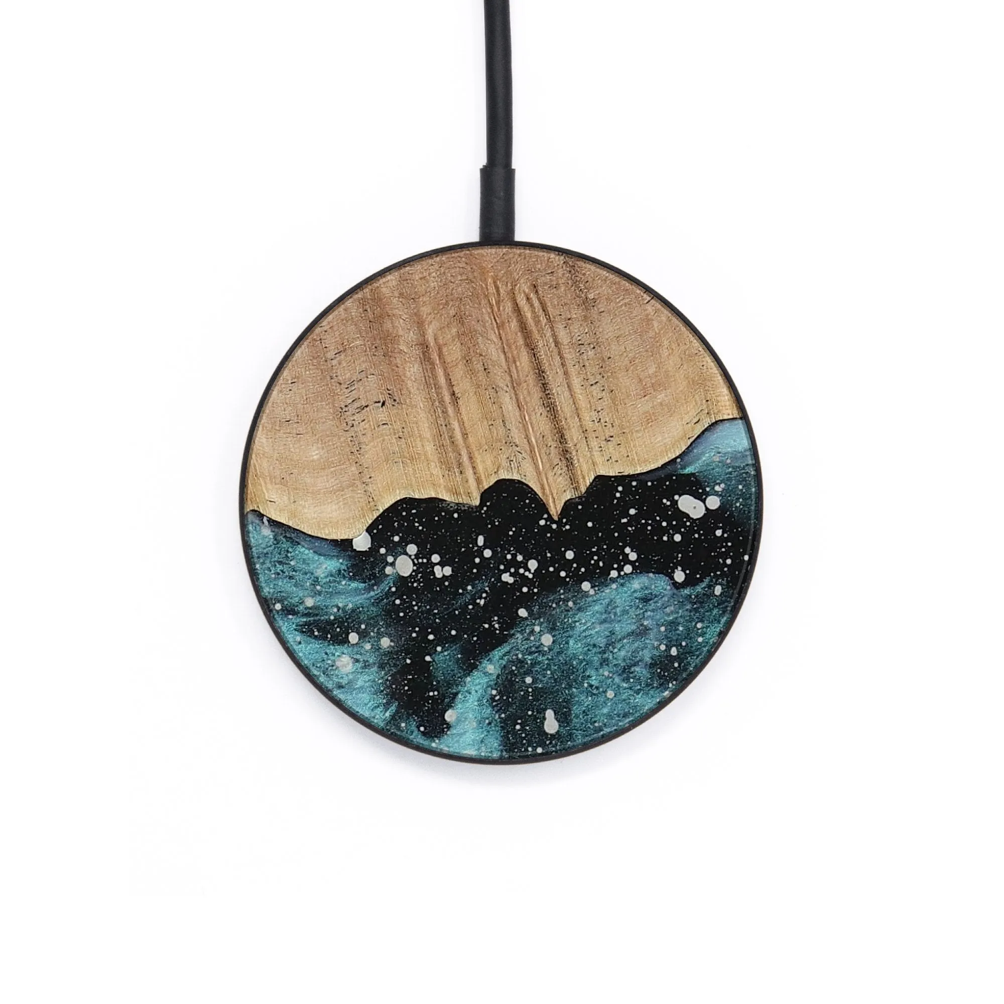 Circle Wood Wireless Charger - Waylon (Cosmos, 730709)