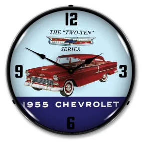 Collectable Sign and Clock - 1955 Chevrolet Two Ten Clock