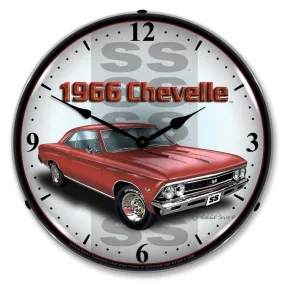 Collectable Sign and Clock - 1966 SS Chevelle Clock