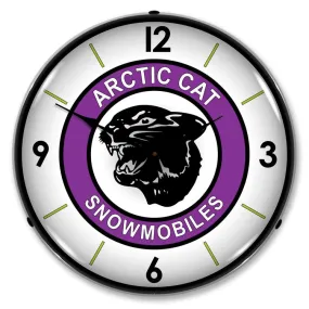 Collectable Sign and Clock - Artic Cat Clock