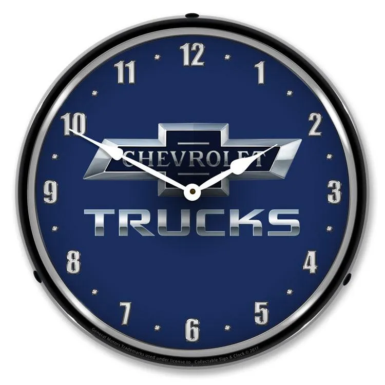 Collectable Sign and Clock - Chevrolet Trucks 100th Anniversary Clock