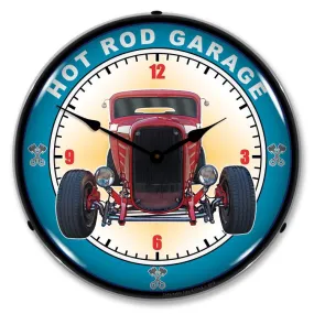 Collectable Sign and Clock - Hot Rod Garage Clock