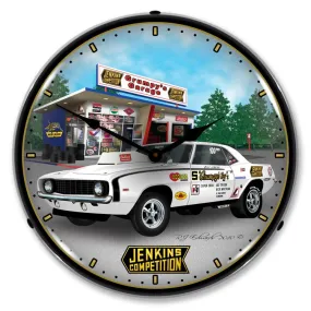 Collectable Sign and Clock - Jenkins 1969 Camaro Clock