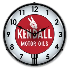 Collectable Sign and Clock - Kendall Motor Oil 3 Clock