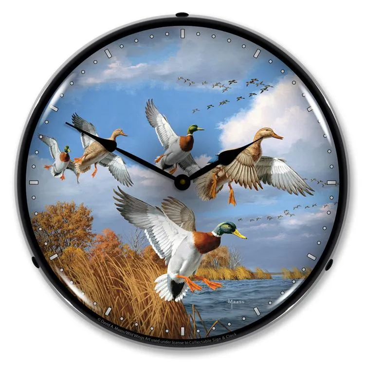 Collectable Sign and Clock - Mallards Clock