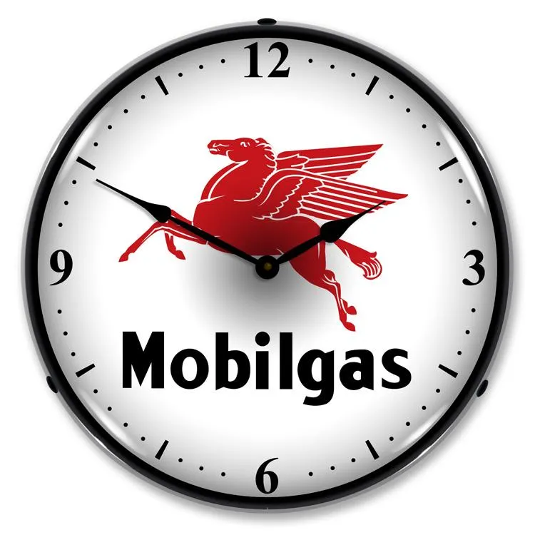 Collectable Sign and Clock - Mobilgas Clock