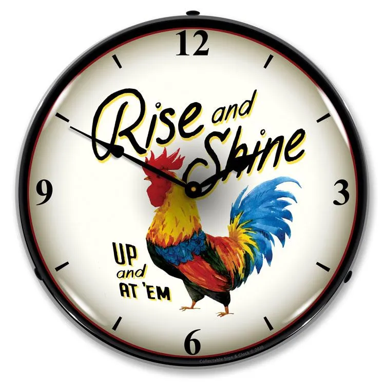 Collectable Sign and Clock - Rise and shine Clock