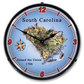 Collectable Sign and Clock - State of South Carolina Clock