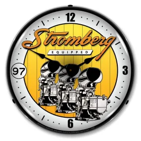 Collectable Sign and Clock - Stromberg Carburetor Clock