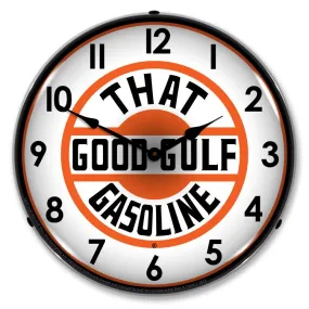 Collectable Sign and Clock - That Good Gulf Gasoline Clock