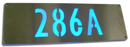 Custom Backlit Number / Signage