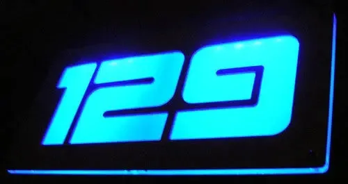 Custom Backlit Number / Signage