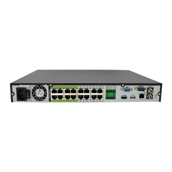 Dahua / 16 Channels / 4K / ePoE NVR / 12MP / 2 SATA / 2TB HDD / NVR4216-16P-I-2TB