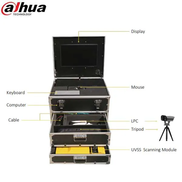 Dahua / Under Vehicle Surveillance System / Portable / 100-240VAC / 2.7-12mm Lens / 20MP / IP68 / VDM5021E-00