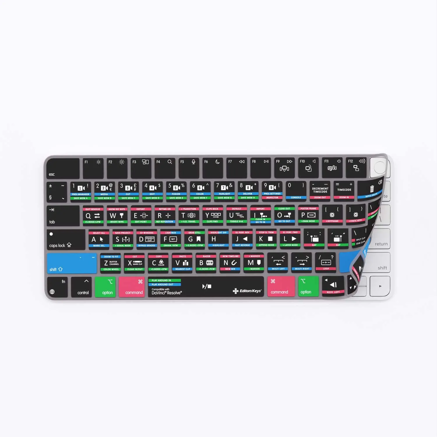 DaVinci Resolve Keyboard Covers for MacBook and iMac