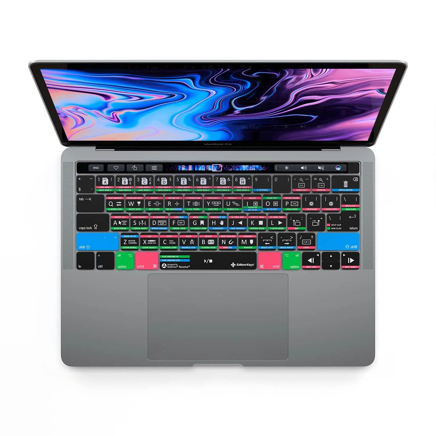 DaVinci Resolve Keyboard Covers for MacBook and iMac