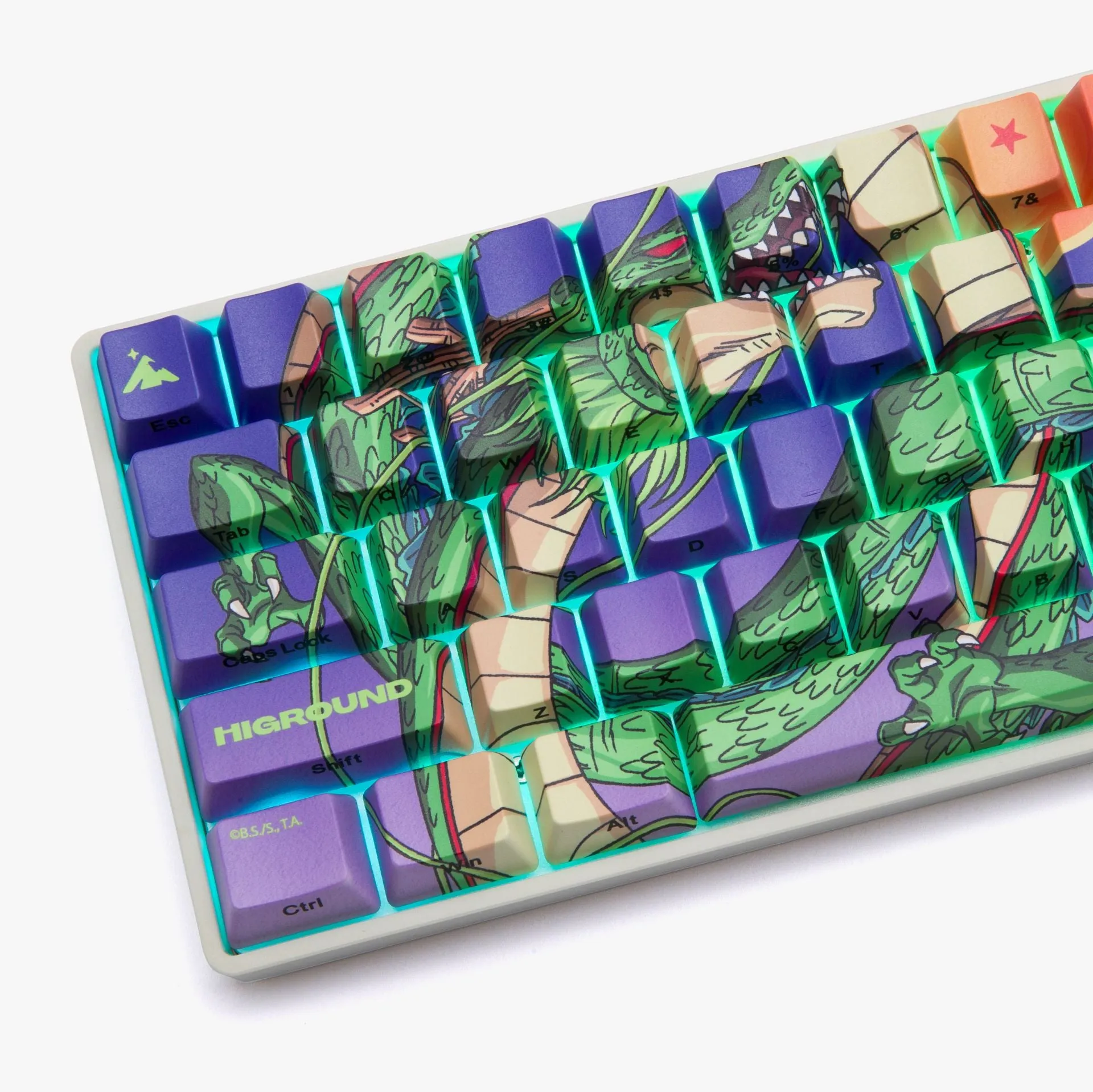 DBZ x HG Basecamp 65 Keyboard - Shenron