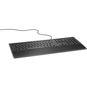 Dell Multimedia Keyboard (US English) - KB216 - Black; Retail Packaging - Cable Connectivity Play/Pause, Rewind, Fast-forward, Volume Control Hot Key(s) - English (US) - Black