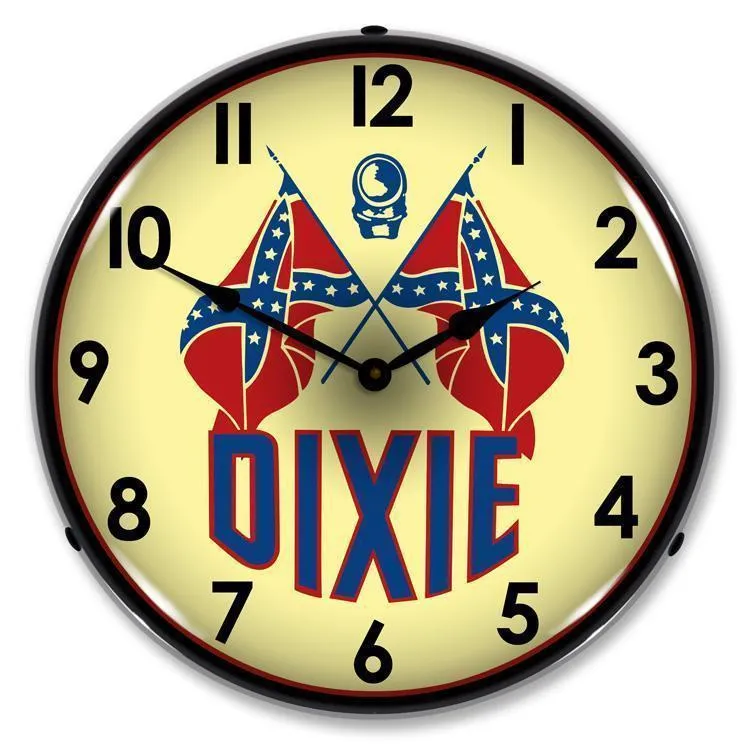 Dixie Gas Backlit LED Clock