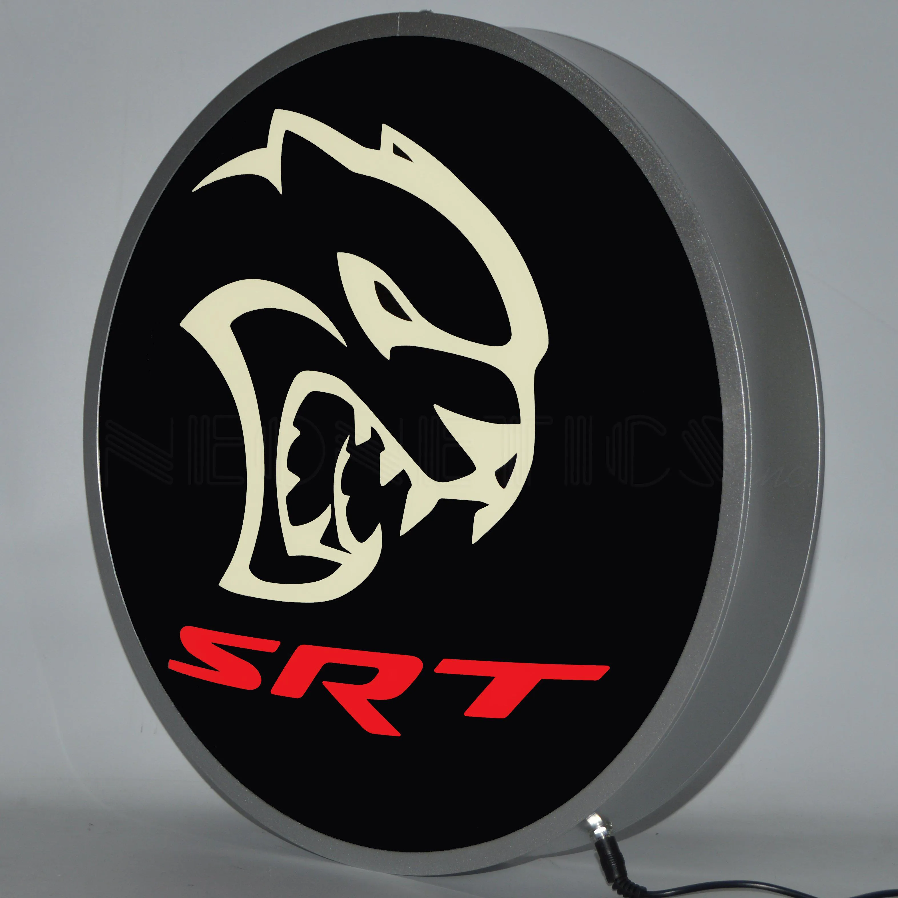 Dodge Hellcat SRT Backlit LED Sign (15")