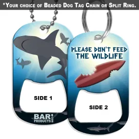 Dog Tag Bottle Opener - Shark Attack