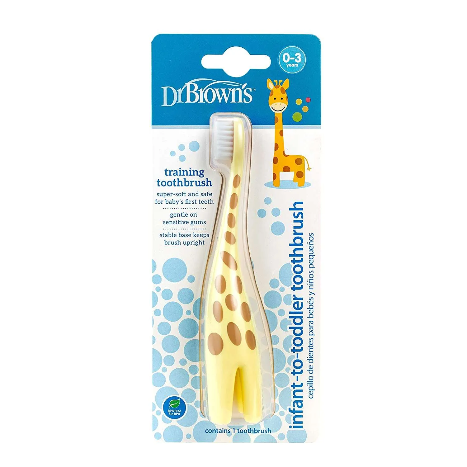 Dr. Brown's Infant to Toddler Toothbrush (Giraffe)