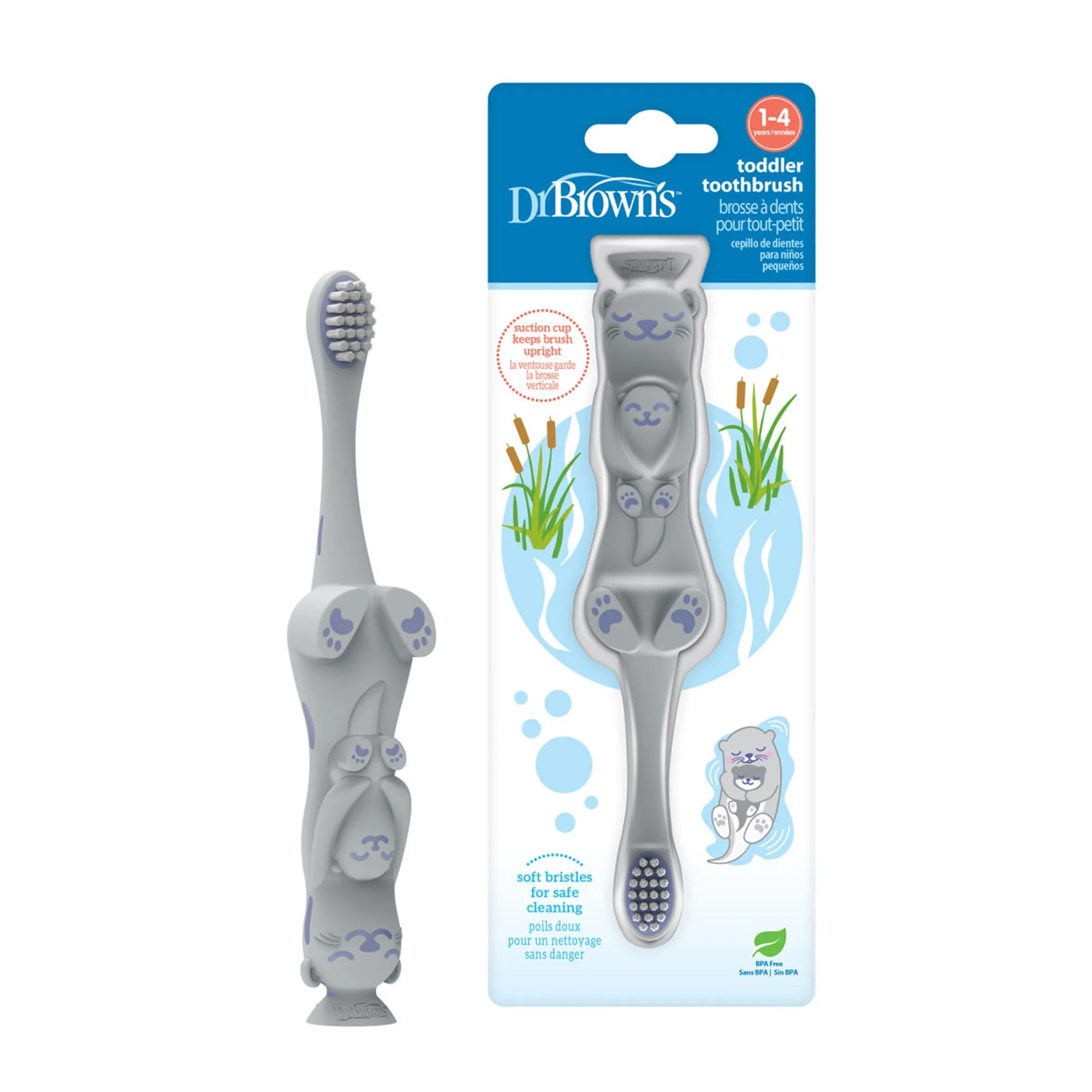 Dr. Brown'S Toddler Toothbrush Otter 1Y to 4Y