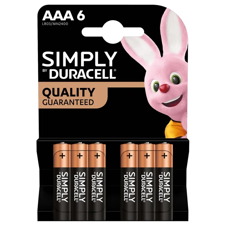 Duracell Aaa 6Pack Alkaline