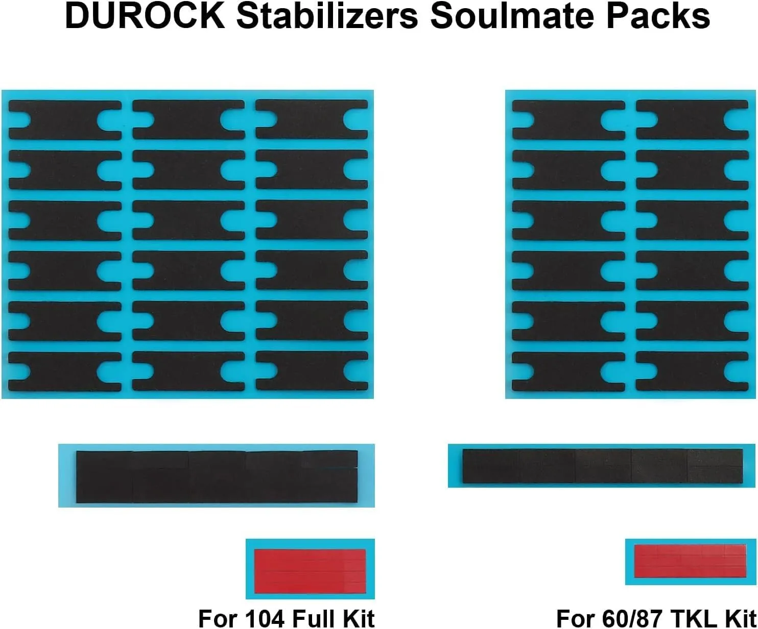 Durock V2 Screw-in stabilizers