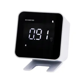 Ecosense EcoBlu Digital Radon Gas Monitor for Short- and Long-Term Readings