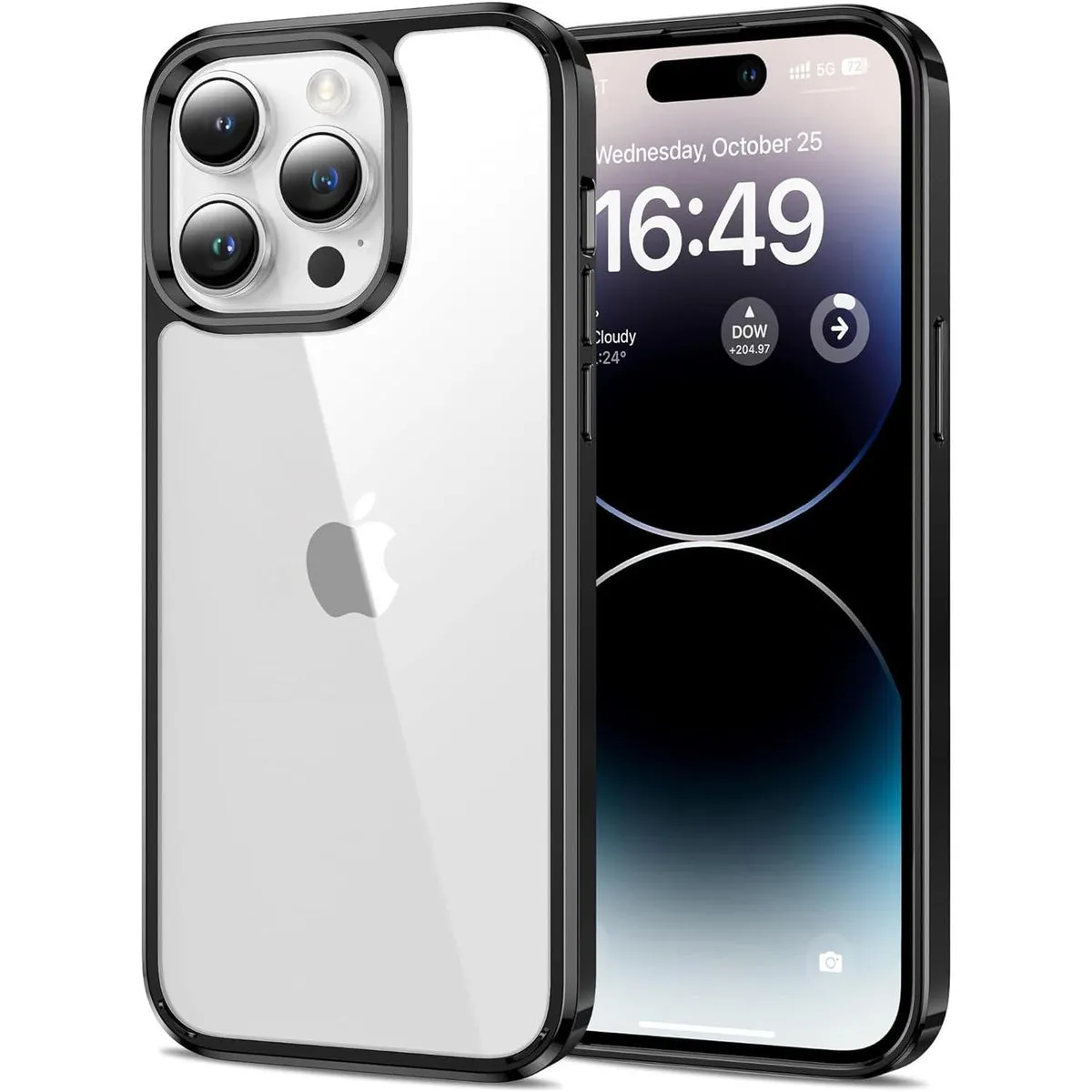 Entronix Apple iPhone 13 Pro Max/12 Pro Max Case - Impact Chrome Bumper,