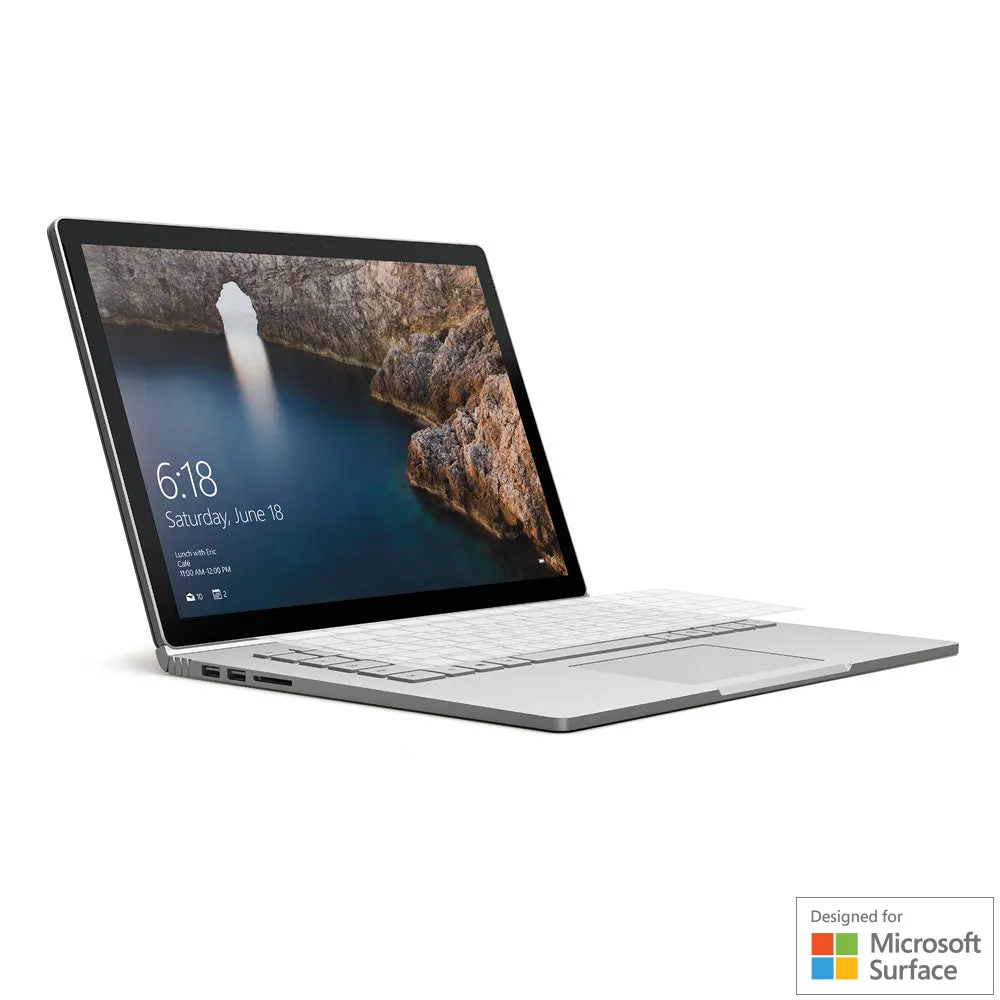 FitSkin   Clear Keyboard Protector for Surface Book 2