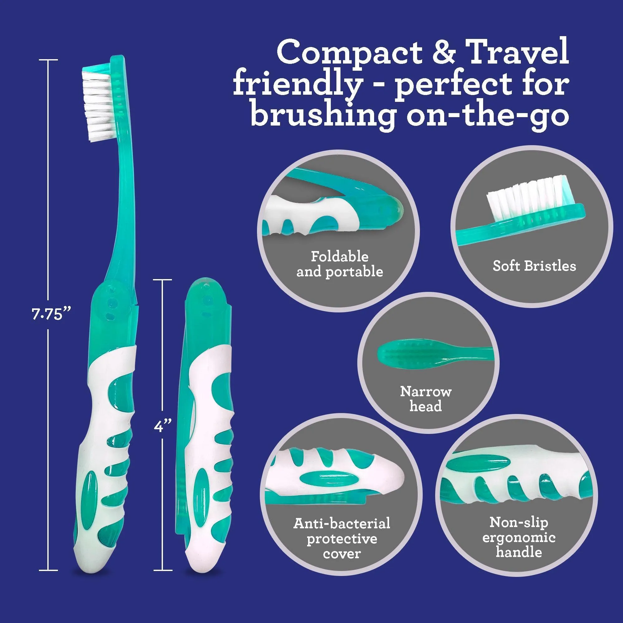 Folding Travel Toothbrush