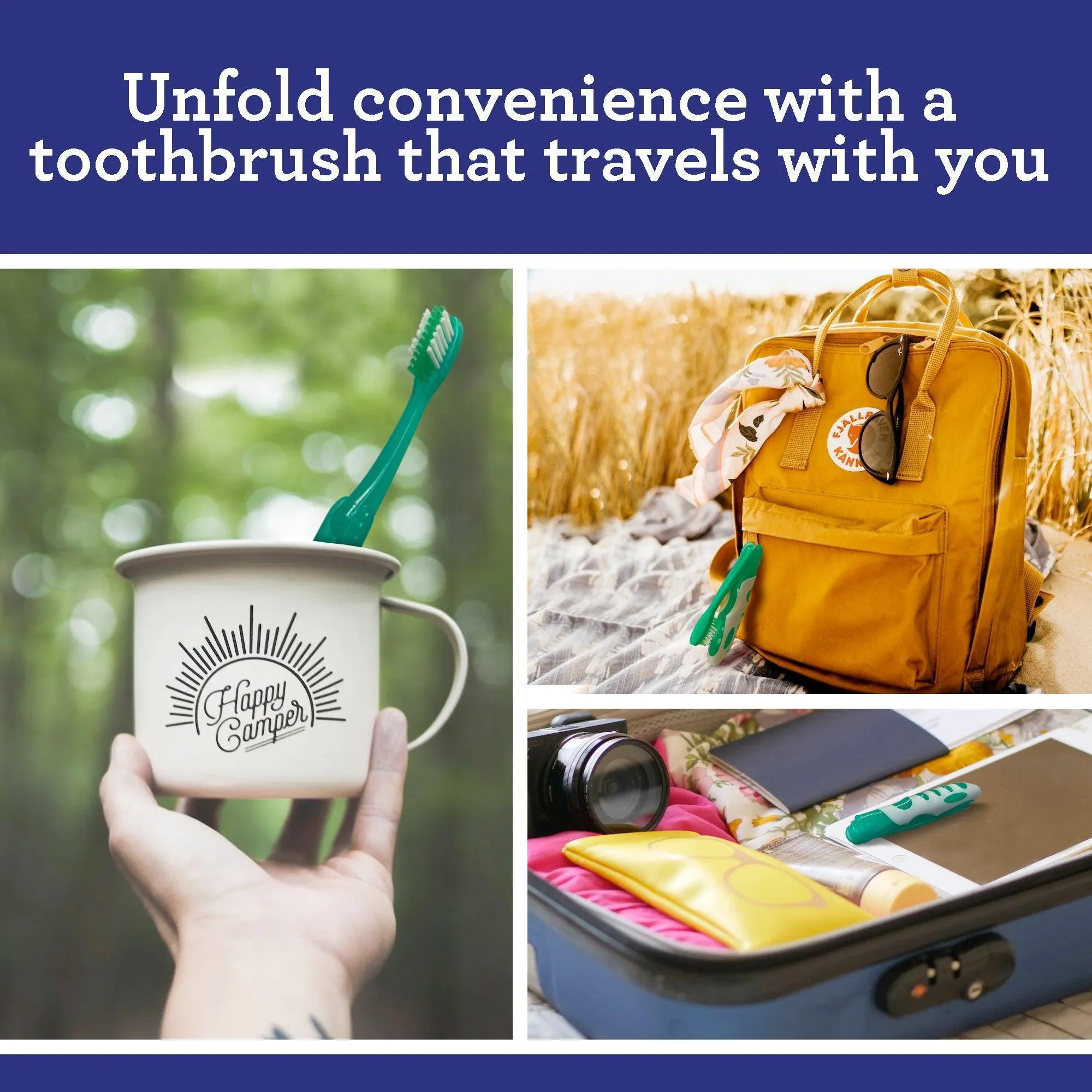 Folding Travel Toothbrush