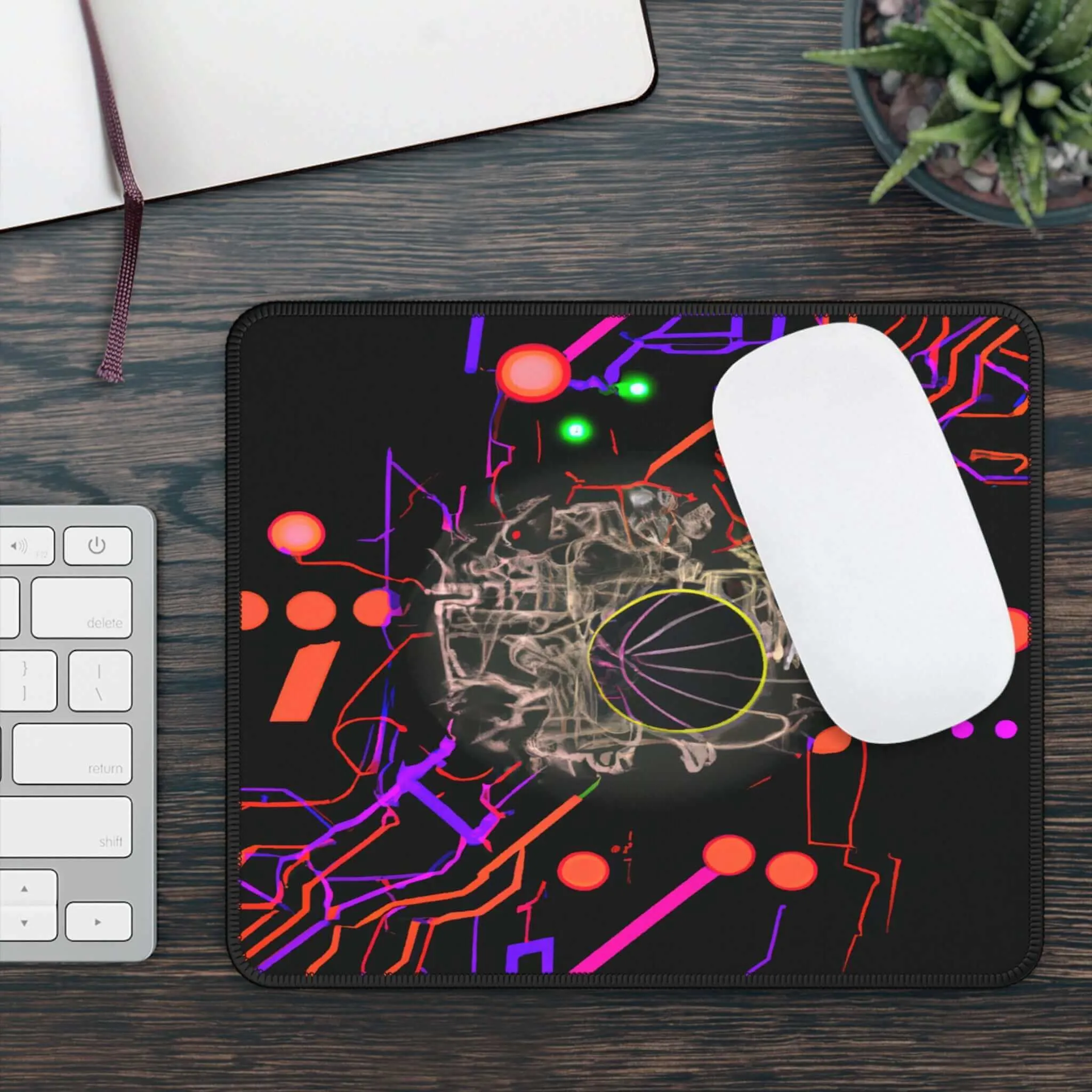 Futuristic Slam Dunk Dream Basketball Mousepad