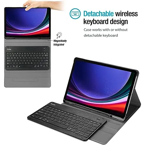 Galaxy Tab S9 Plus 2023 12.4 Lightweight Wireless Keyboard Case | ProCase