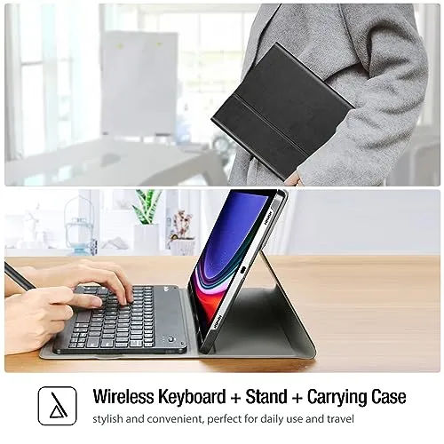 Galaxy Tab S9 Plus 2023 12.4 Lightweight Wireless Keyboard Case | ProCase