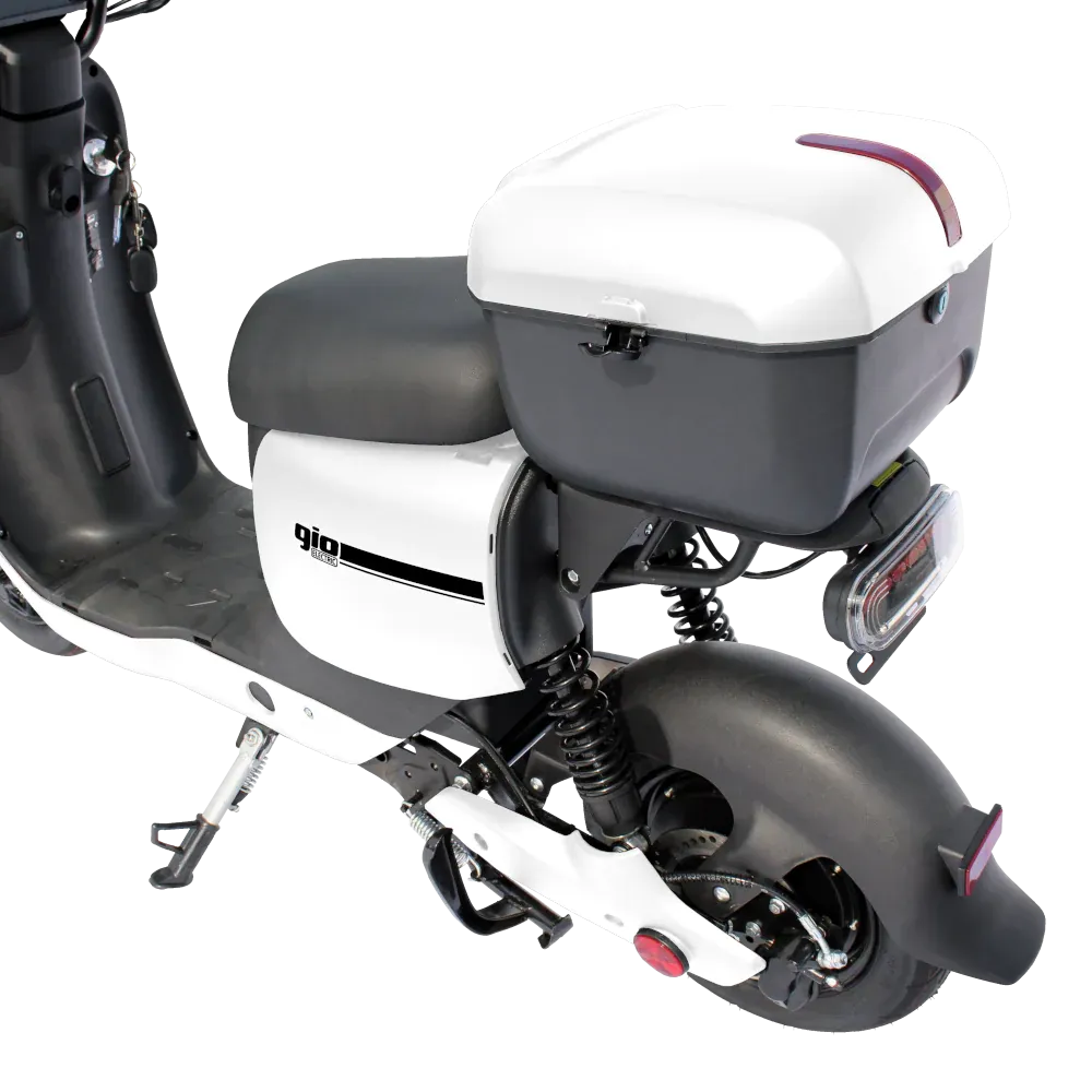 Gio Italia Ultra 500w 60V Electric Scooter Bike - Frost White & Eclipse Black