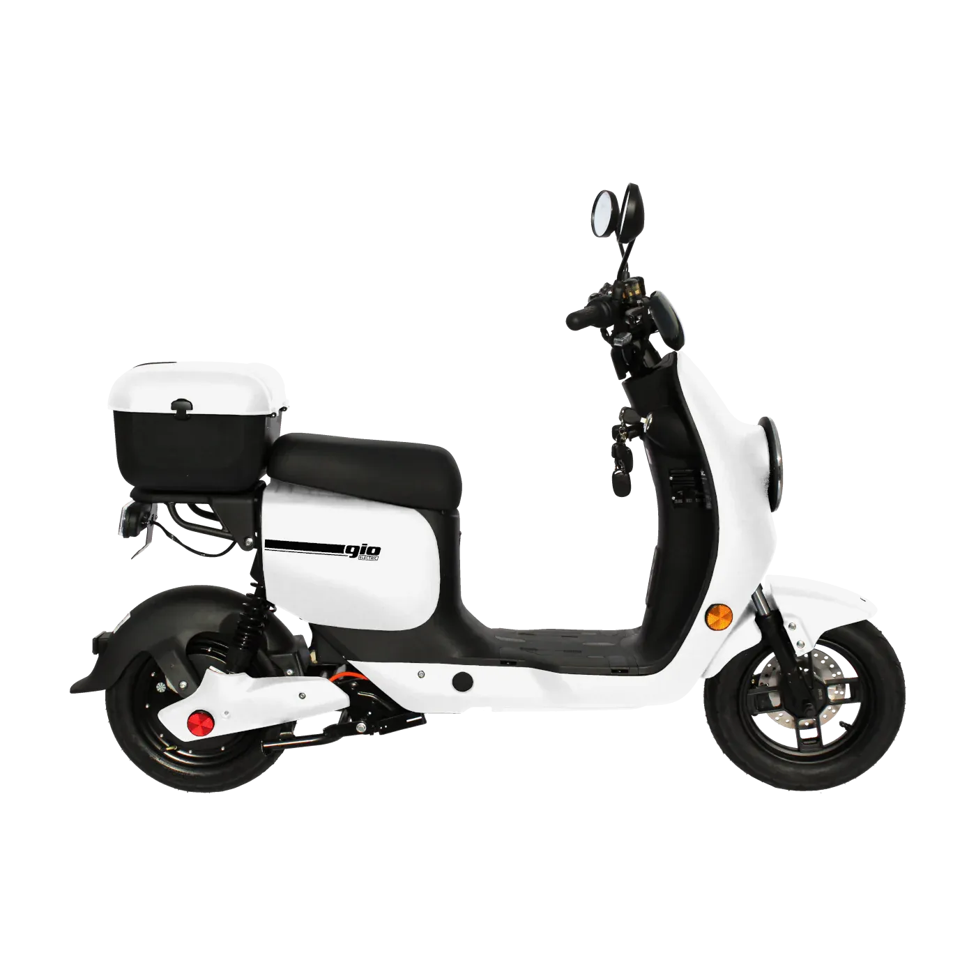 Gio Italia Ultra 500w 60V Electric Scooter Bike - Frost White & Eclipse Black