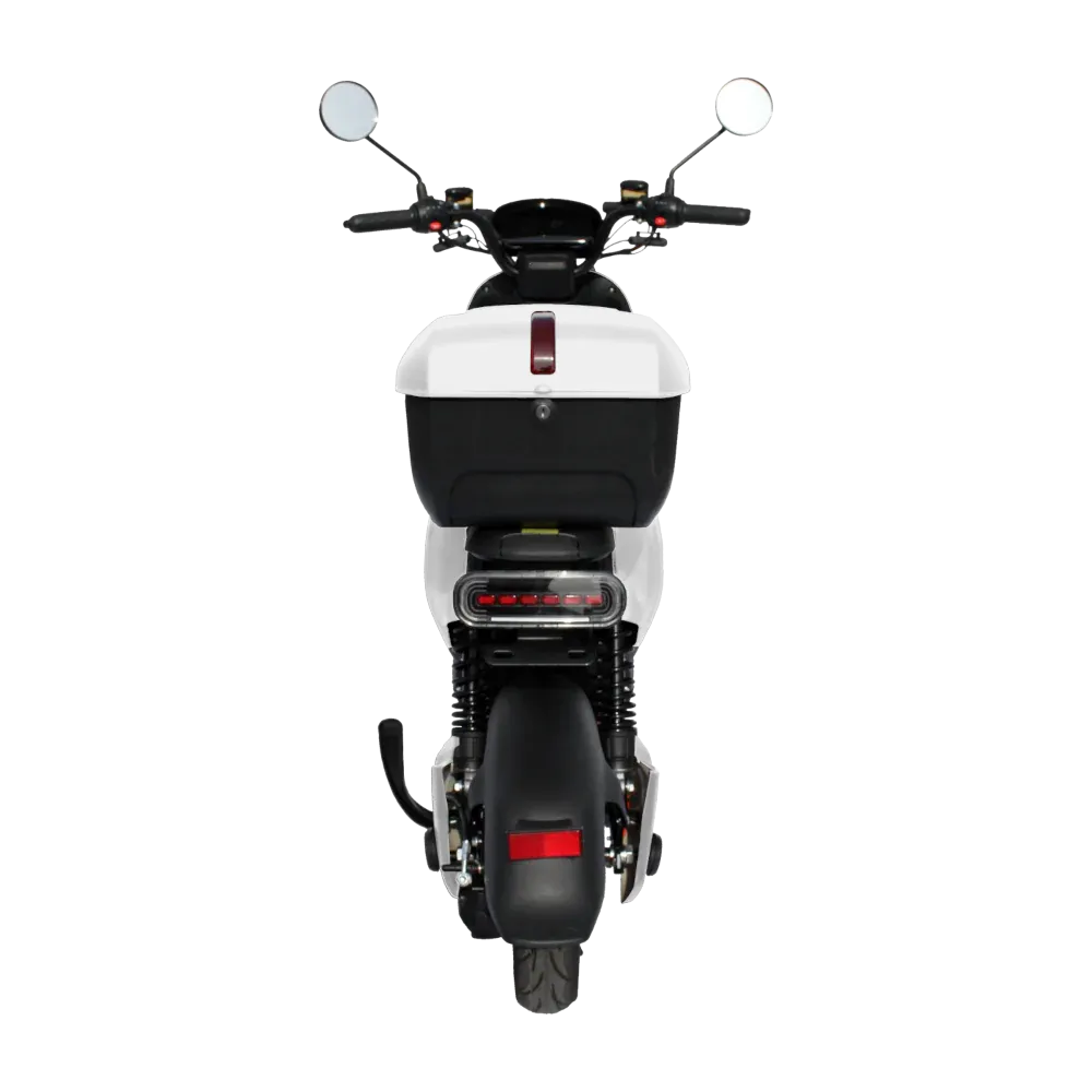 Gio Italia Ultra 500w 60V Electric Scooter Bike - Frost White & Eclipse Black