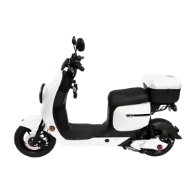 Gio Italia Ultra 500w 60V Electric Scooter Bike - Frost White & Eclipse Black