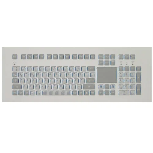 Gonnheimer KB153.2 Industrial Panel Mount Keyboard with Touchpad